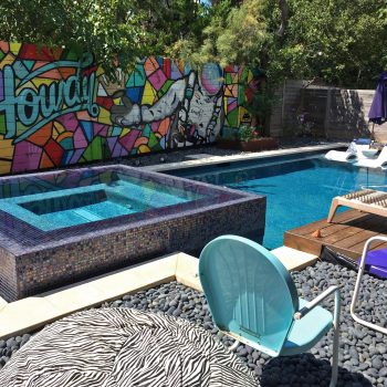 hot tub in pool